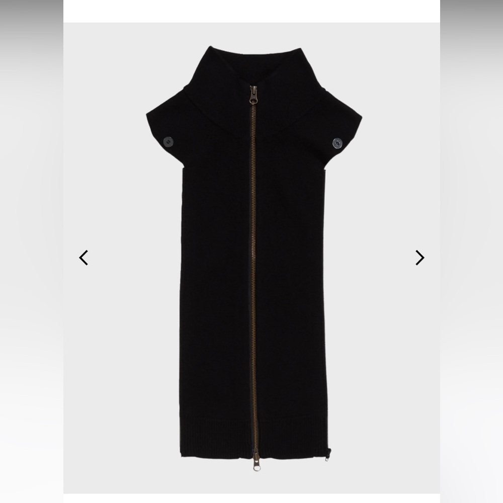 NWT Veronica Beard Black Cashmere Dickey